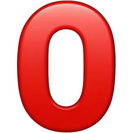 number 60 in red and underlined emoji