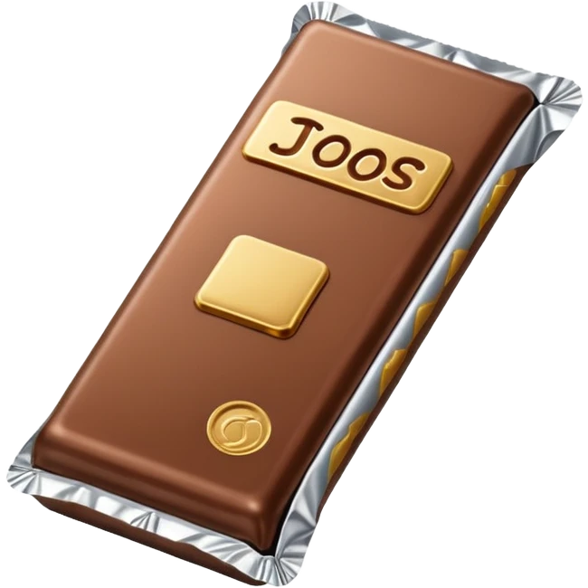 a chocolate bar emoji