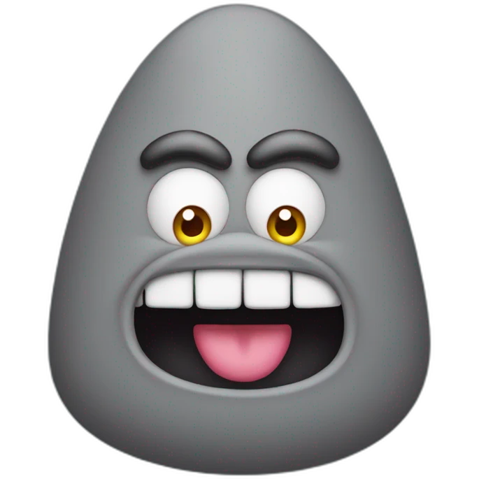 evil barbapappa charachter emoji