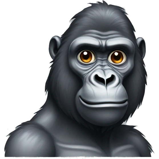 Nice Male gorilla emoji