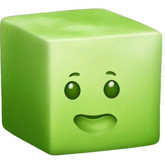 Matcha Cube emoji