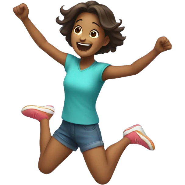 GORL JUMPING emoji