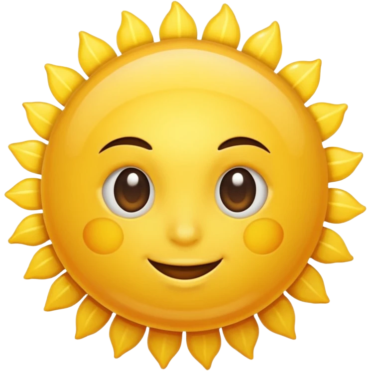 Sun emoji