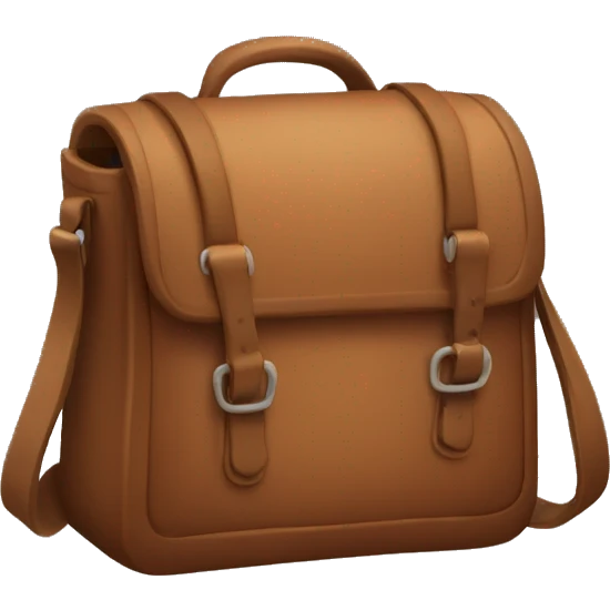 brown shoulder bag emoji