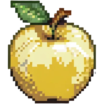 A yellow apple emoji