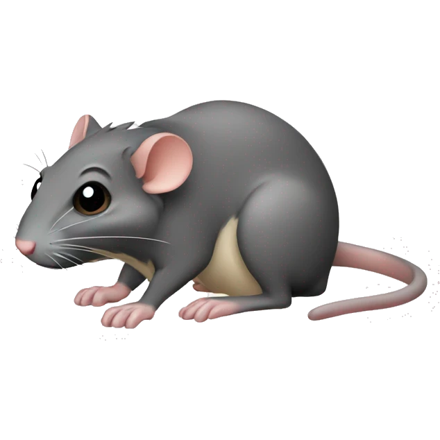 flat rat emoji