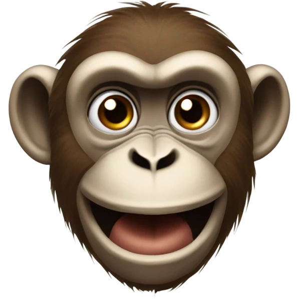 Sarcastic monkey rolling his eyes  emoji