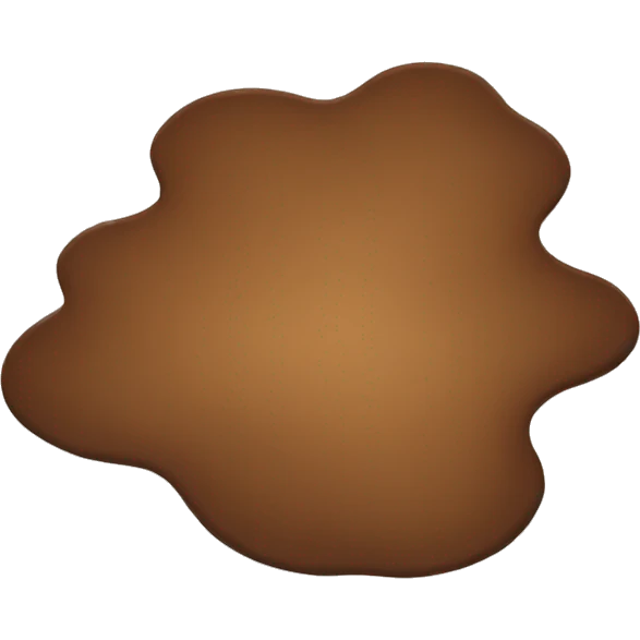 Brown puddle  emoji