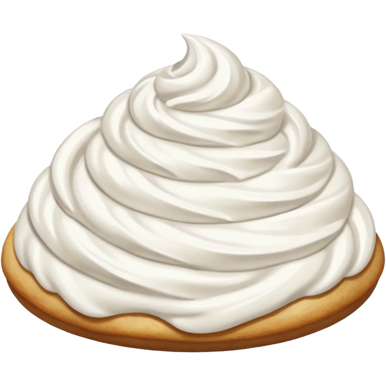 whipped cream swirl emoji