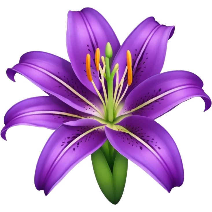 گل لیلیوم بنفش زیبا emoji