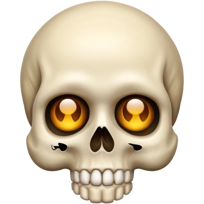 cute and clear skull and pray emoji combined emoji