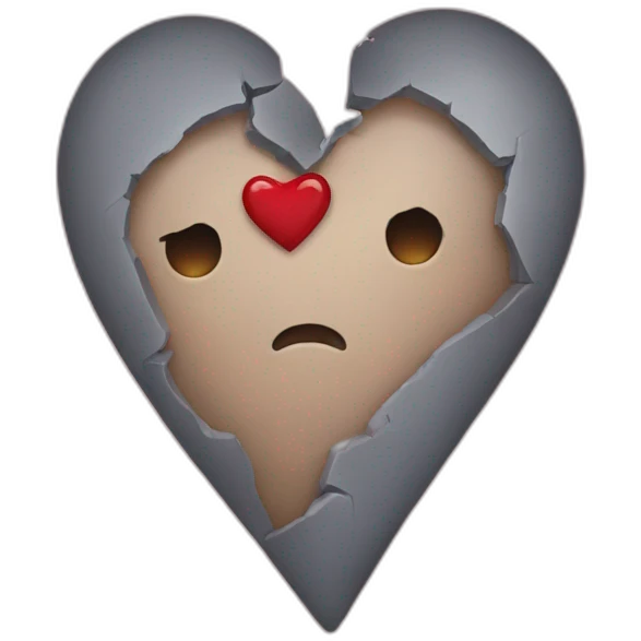 Broken heart  emoji