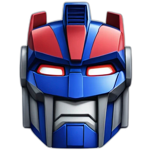 Optimus Prime only face emoji