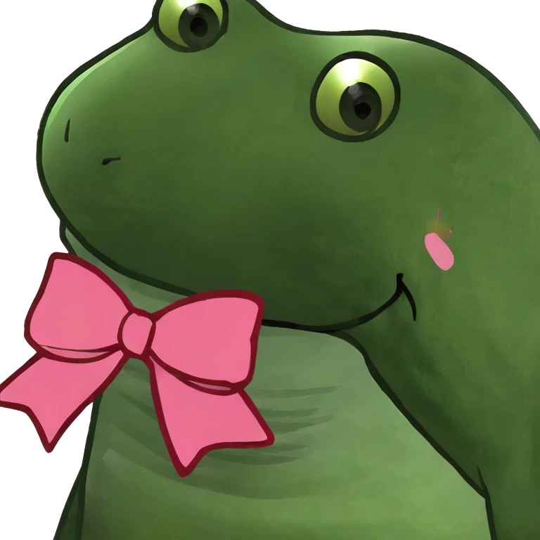 Bearded dragon with a pink bow emoji