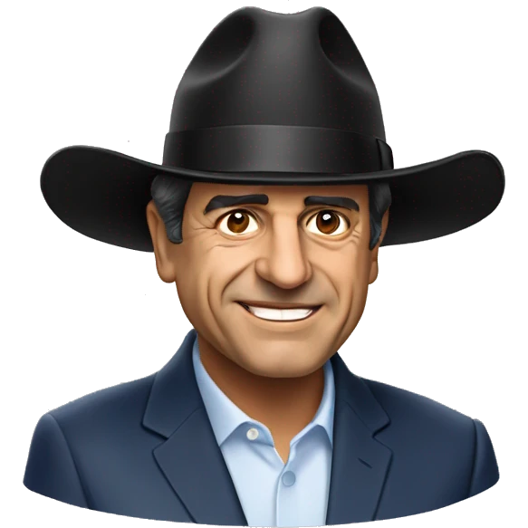 nikos anastasiades with a hat emoji