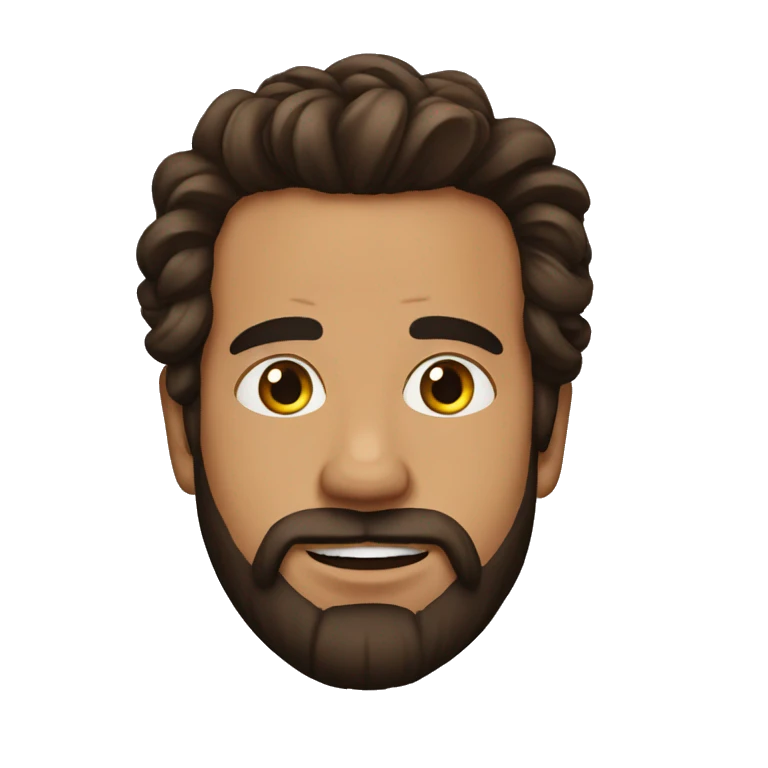 hamilton con barba emoji