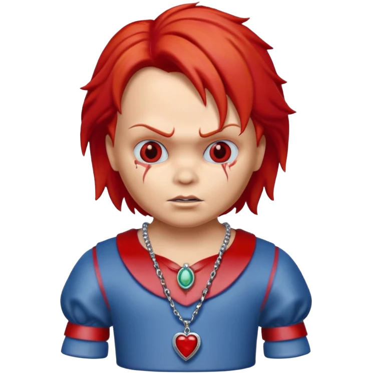 chucky horror  neckless emoji