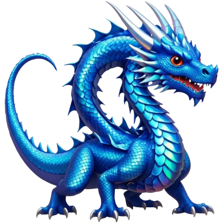 Blue dragons emoji
