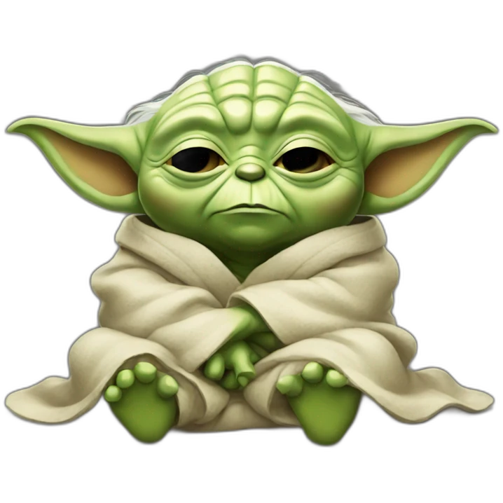 yoda who sleeps emoji