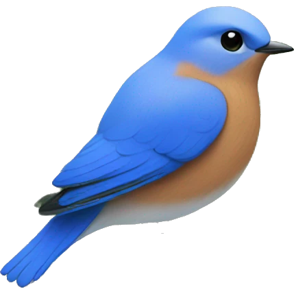 bluebird in a garden  emoji