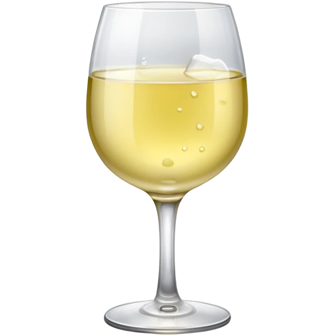 a glass of white wine emoji