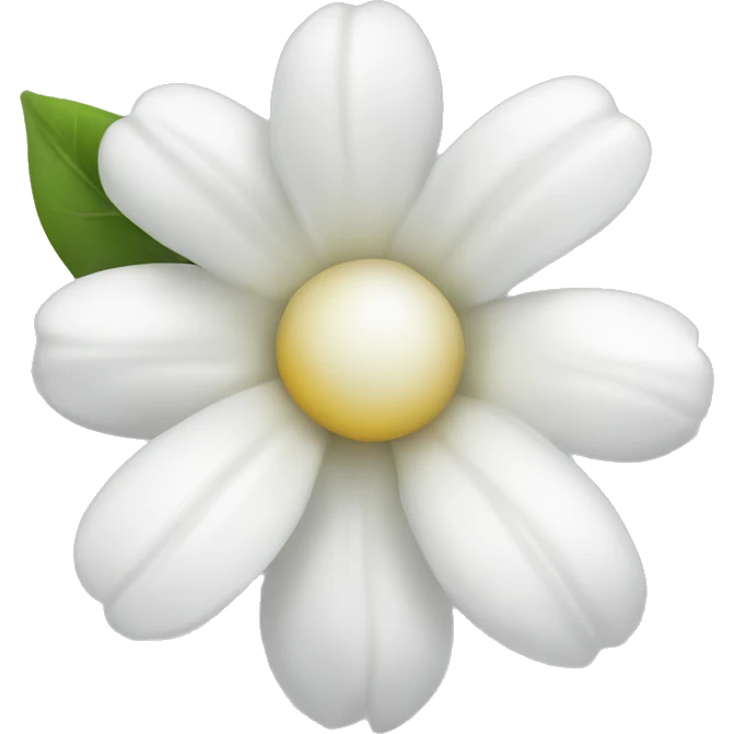 white flower emoji