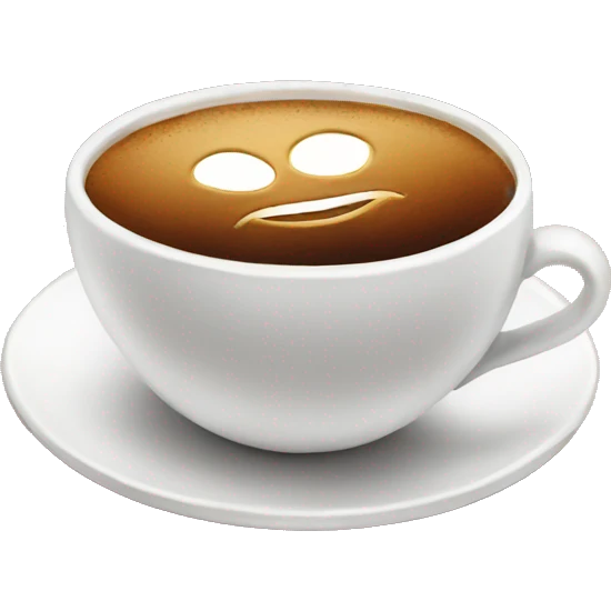 coffee art emoji