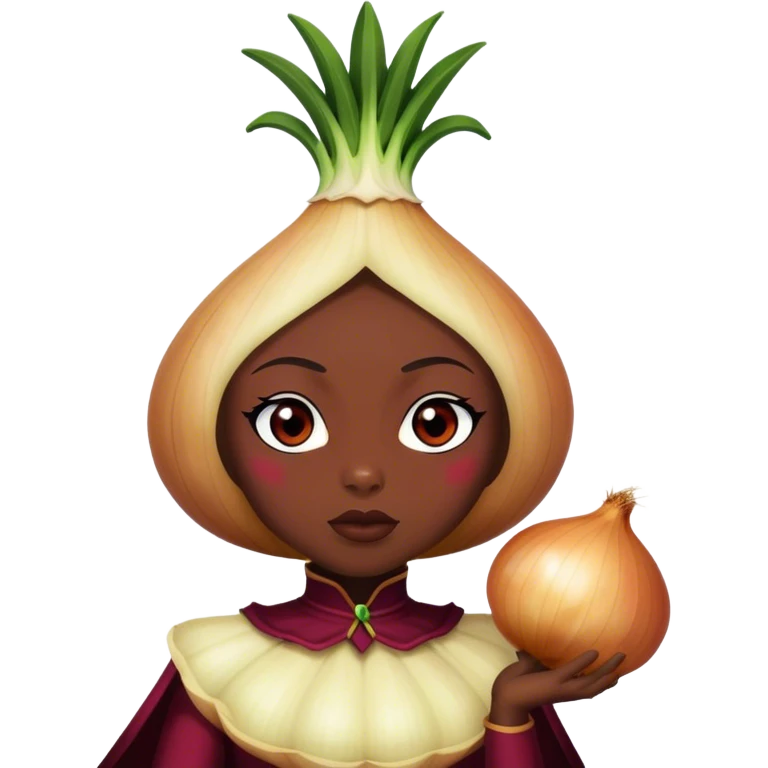 Garnet from Steven universe in a onion costume  emoji