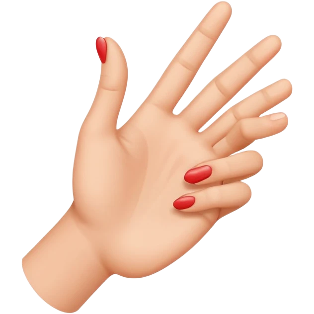 a heart made with fingers emoji