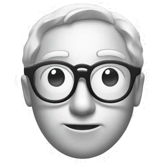 Coin with glasses emoji