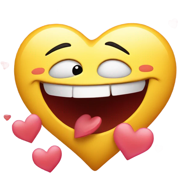 Heart blowing kisses emoji