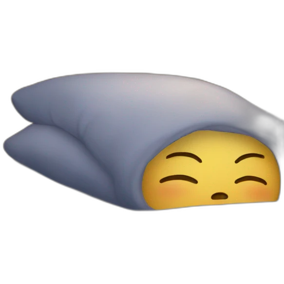 Sad sleeps emoji