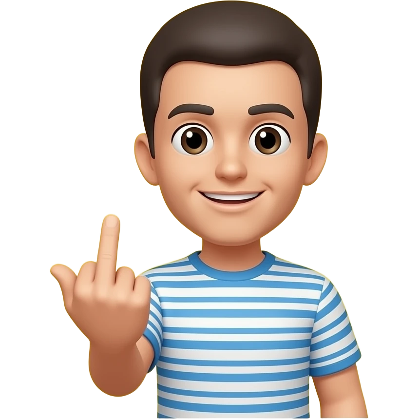 👁️👄👁️🟨🖕 emoji