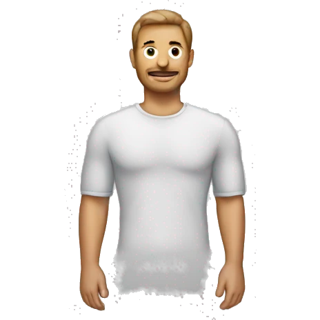 man but body is donat emoji