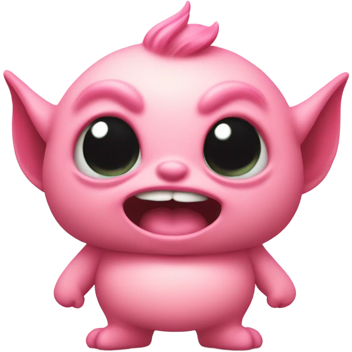pink fat Valentine Imp emoji
