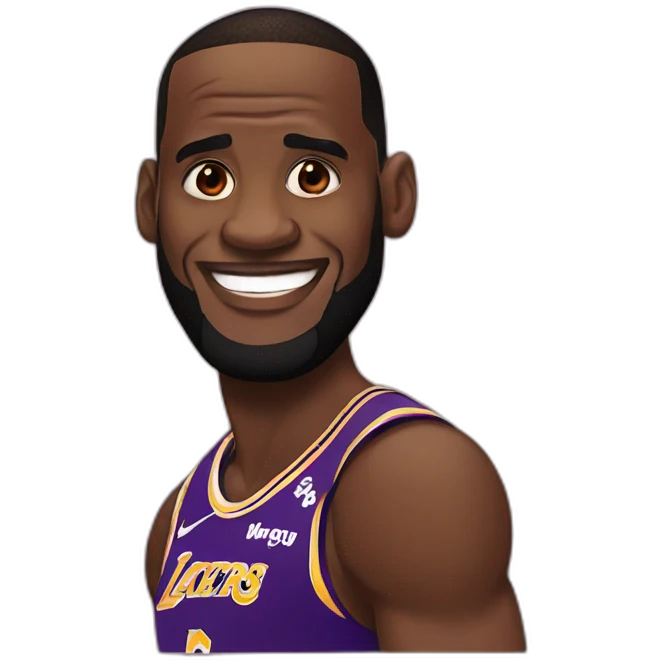 lebron james in love emoji