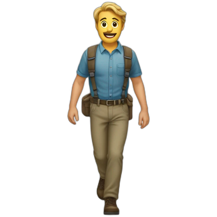 walkingmanjulianopie emoji