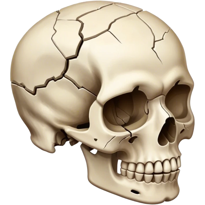 broken skull emoji