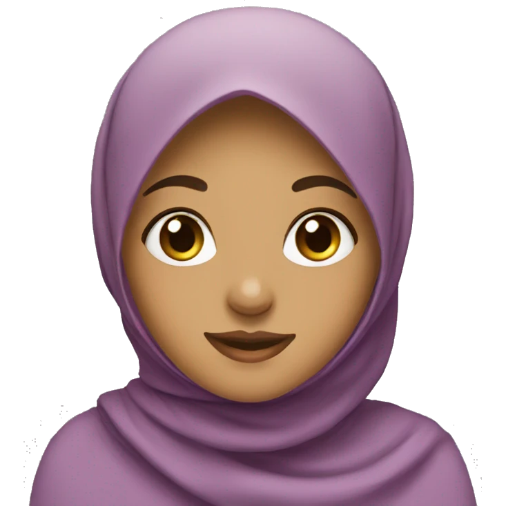Girl wearing hijab emoji