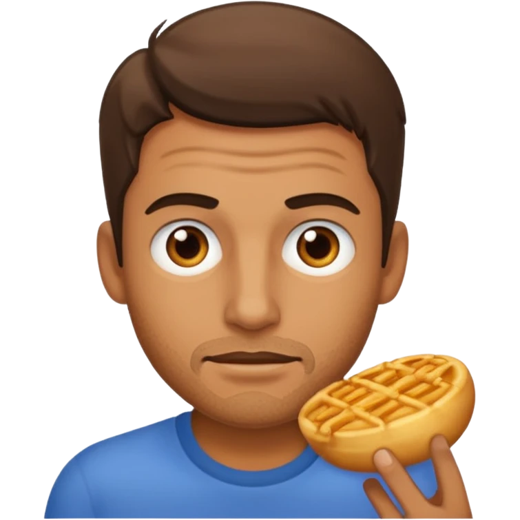 man hungry emoji
