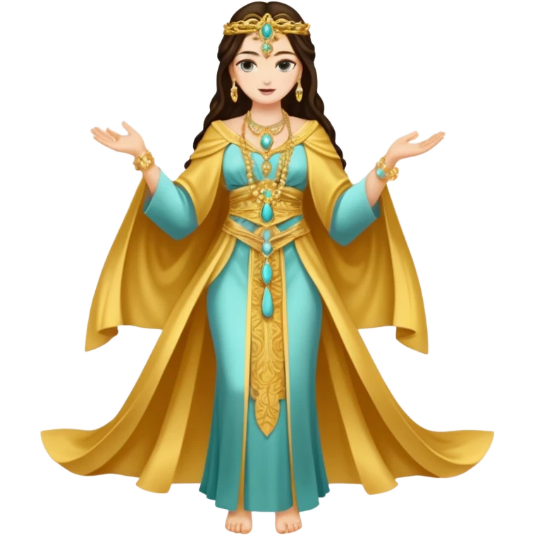 diosa tanit de cuerpo entero emoji