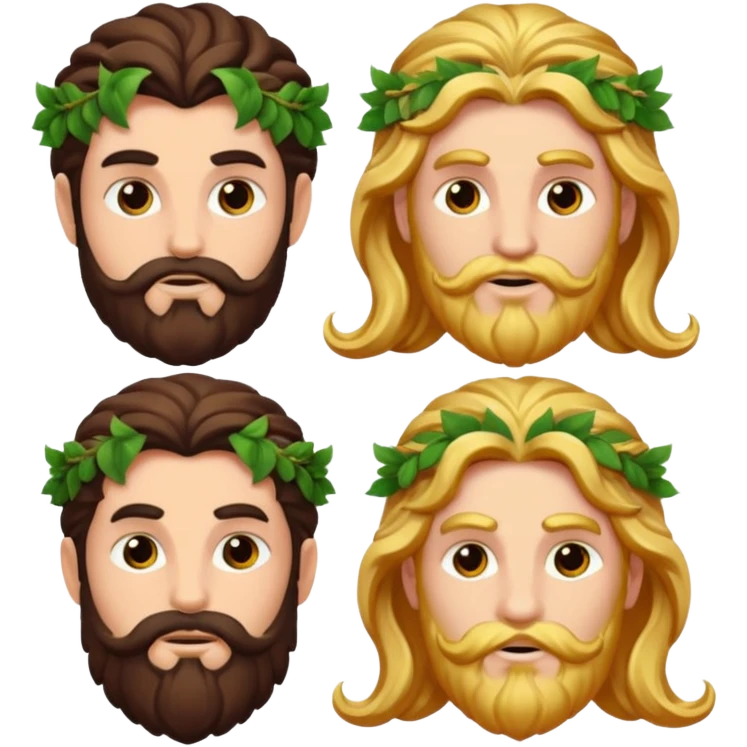 dionysus, zeus, and semele  emoji