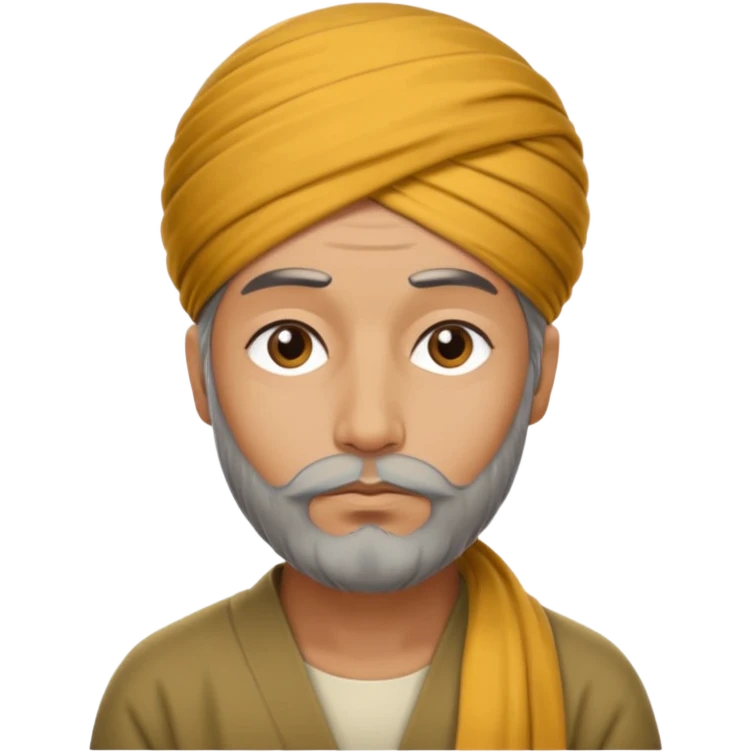The turbaned philosopher emoji