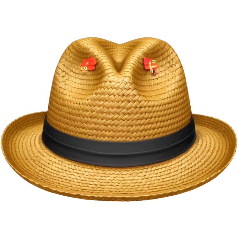 straw hat from one piece emoji