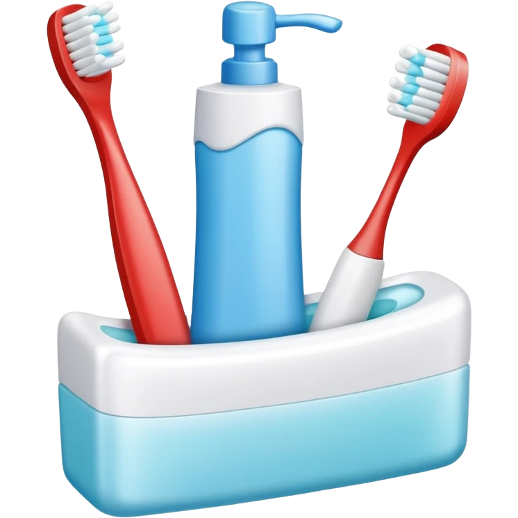 Tooth and toothbrush emoji