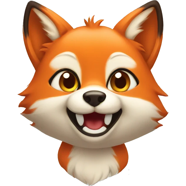 Cute fox emoji