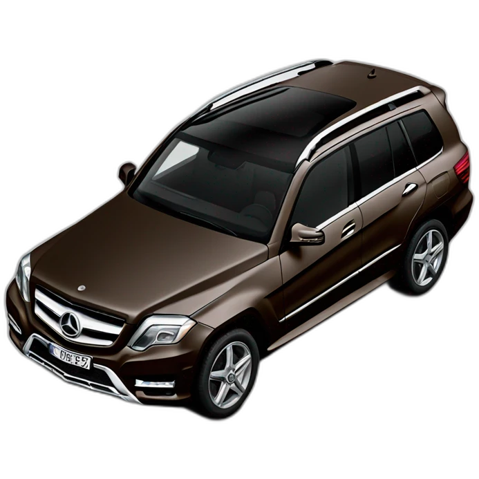 mercedes glk dark brown emoji