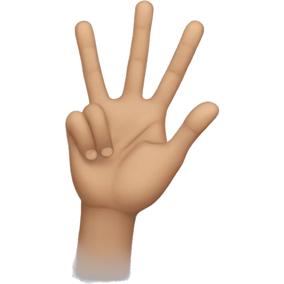 K hand gesture  emoji