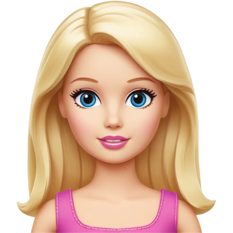 Barbie doll with blonde hair emoji