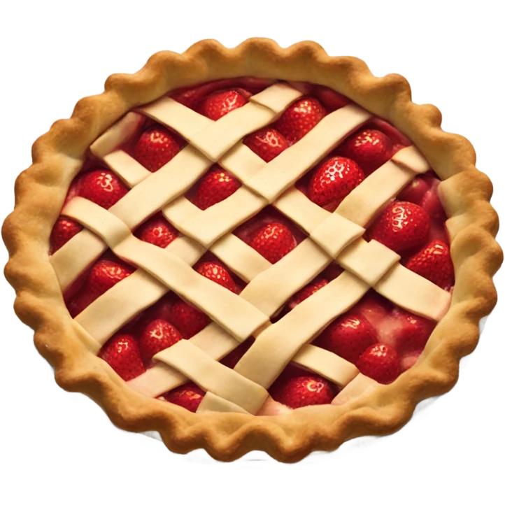 strawberry rhubarb pie emoji